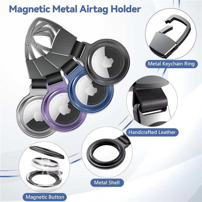 Metal Keychain Holder Case for Airtag