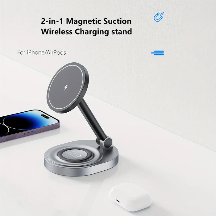 2-in-1 Wireless Charger Stand