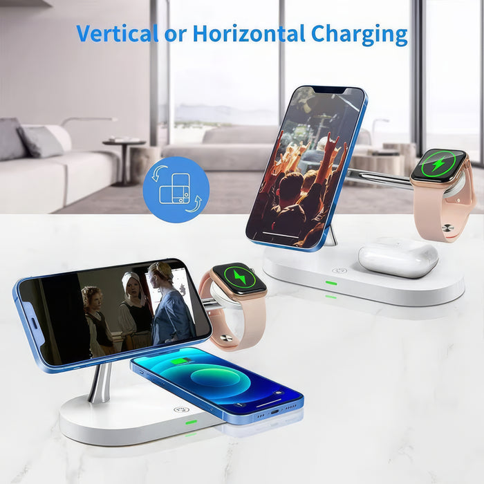 3-in-1 Wireless Charger Stand with Nightlight