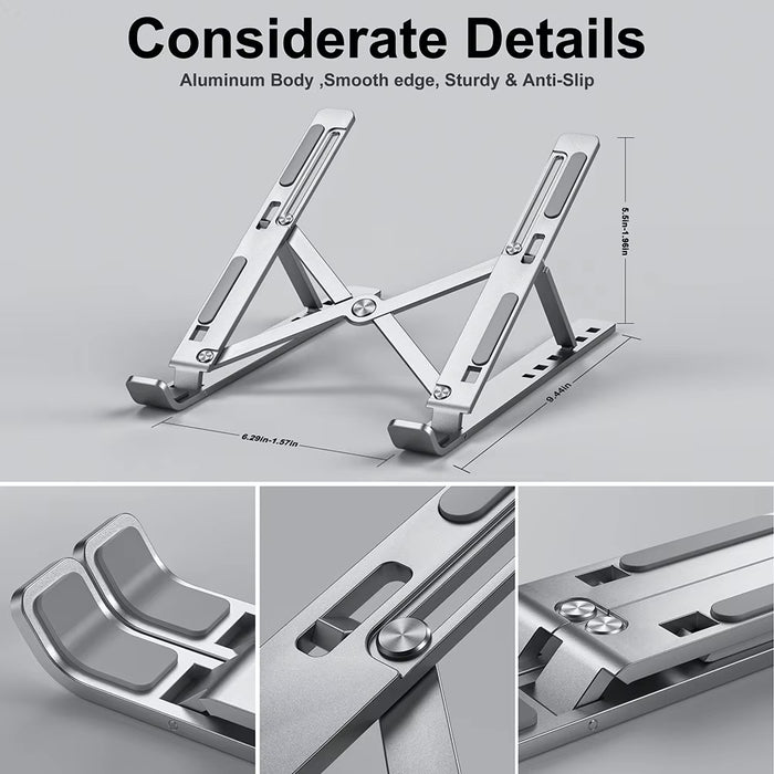 Foldable Aluminium Laptop Stand