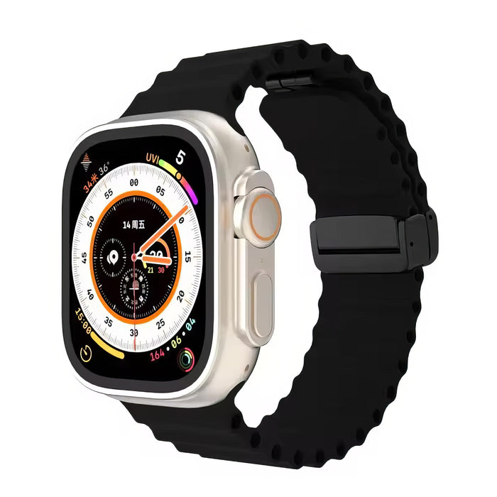 Magnetic Buckle Band for Apple Watch - Black