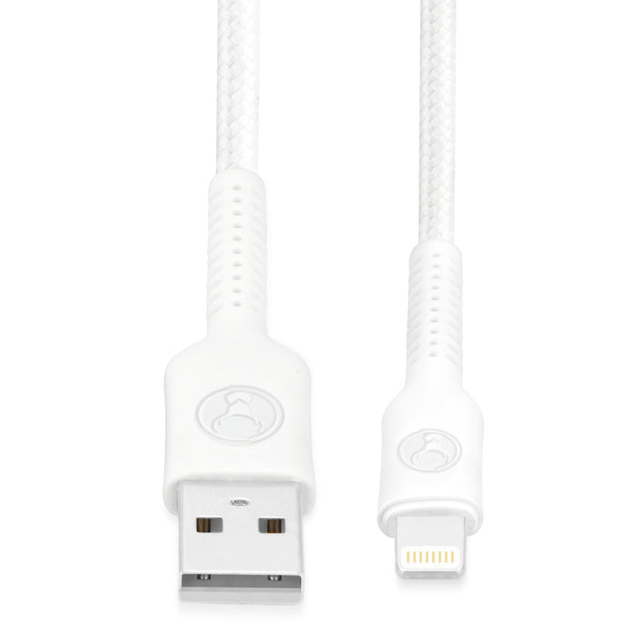 Bonelk Long-Life Easy Grip USB-A To Lightning Cable 1.2m (White)