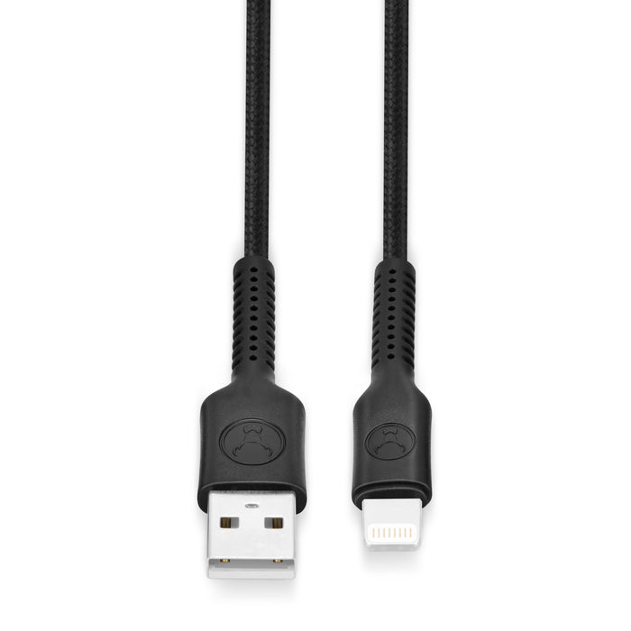 Bonelk Long-Life Easy Grip USB-A To Lightning Cable 1.2m (Black)