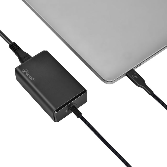 Bonelk Long-Life 65W PD USB-C Desktop Charger (Black)