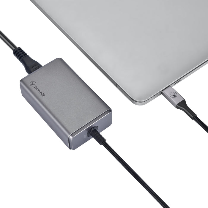 Bonelk Long-Life 65W PD USB-C Desktop Charger (Space Grey)