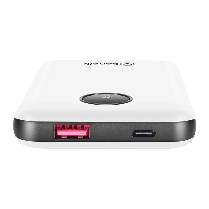 Bonelk Power Bank Mini 10,000mAh, PD20W / QC 22.5W (White)