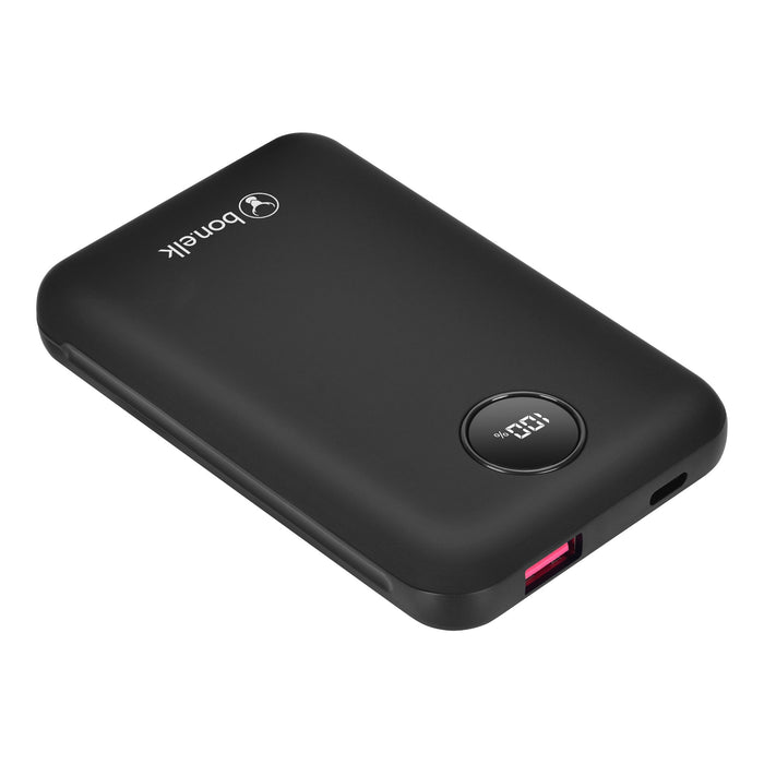 Bonelk Power Bank Mini 10,000mAh, PD20W / QC 22.5W (Black)