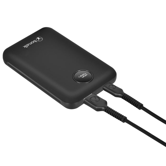 Bonelk Power Bank Mini 10,000mAh, PD20W / QC 22.5W (Black)