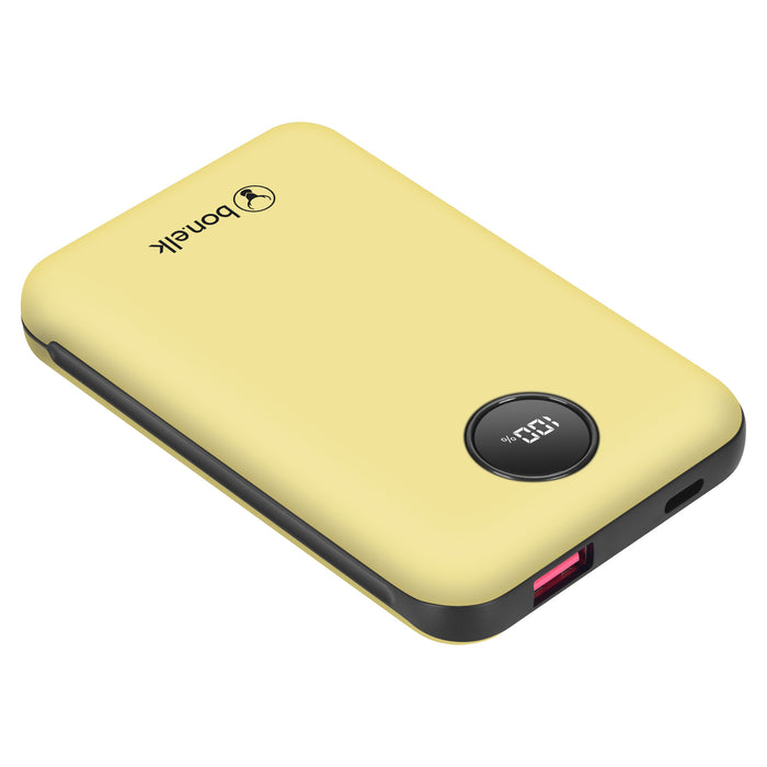 Bonelk Power Bank Mini 10,000mAh, PD20W / QC 22.5W (Yellow)