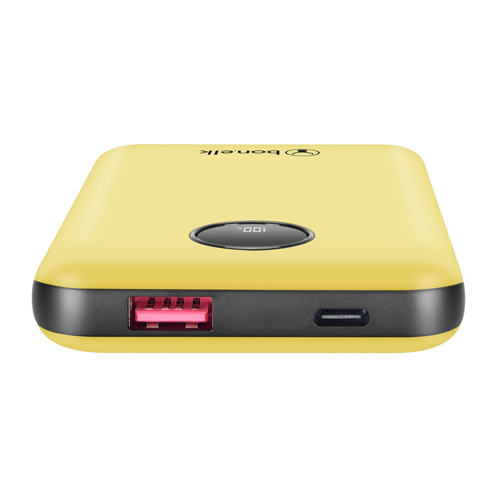 Bonelk Power Bank Mini 10,000mAh, PD20W / QC 22.5W (Yellow)