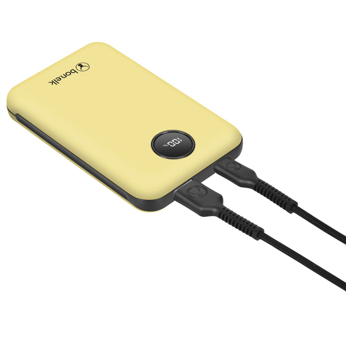 Bonelk Power Bank Mini 10,000mAh, PD20W / QC 22.5W (Yellow)