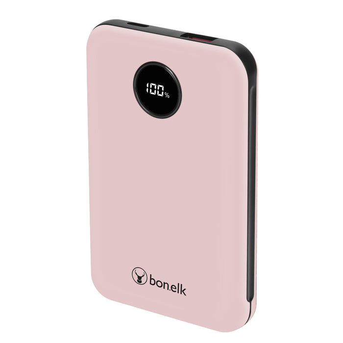 Bonelk Power Bank Mini 10,000mAh, PD20W / QC 22.5W (Pink)