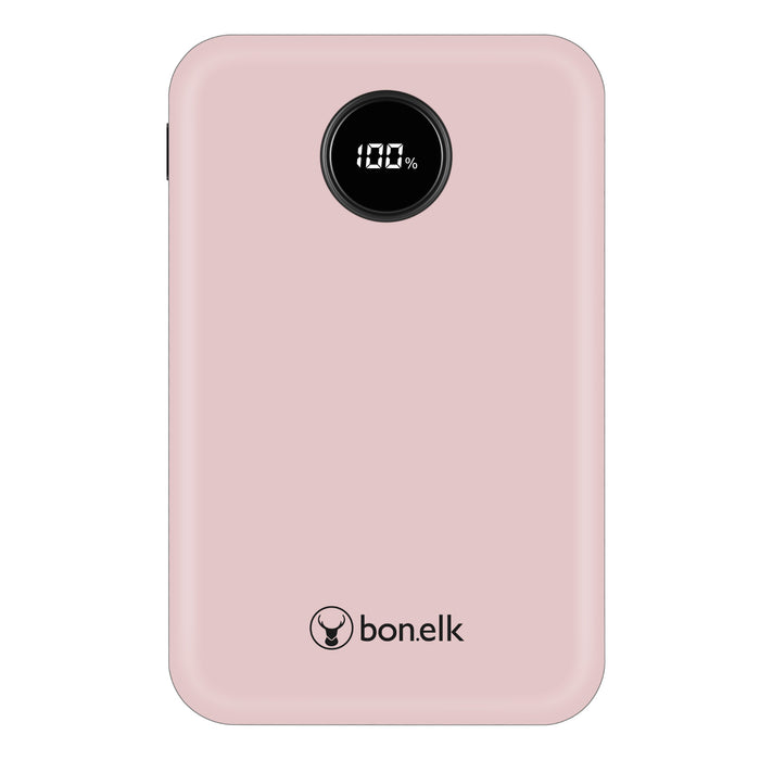 Bonelk Power Bank Mini 10,000mAh, PD20W / QC 22.5W (Pink)