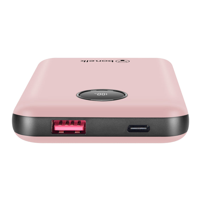 Bonelk Power Bank Mini 10,000mAh, PD20W / QC 22.5W (Pink)