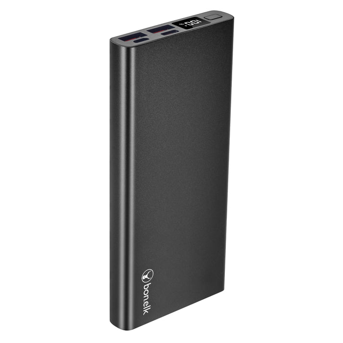 Bonelk Eco Series Slim Power Bank 10,000mAh, PD20W / QC 18W - Black