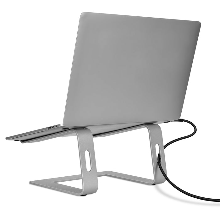 Bonelk Elevate Stance Aluminium Riser Laptop Stand (Silver)