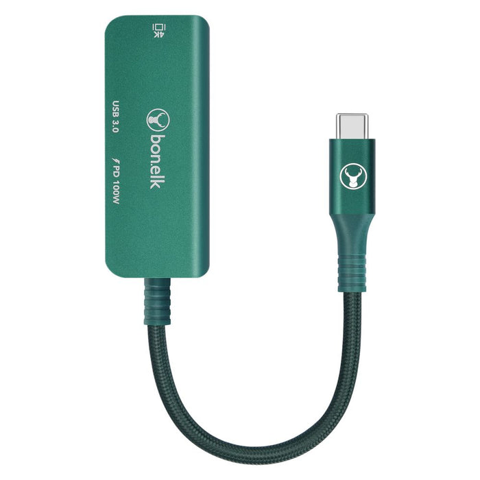 Bonelk Long-Life 3in1 Multiport Hub (Green)