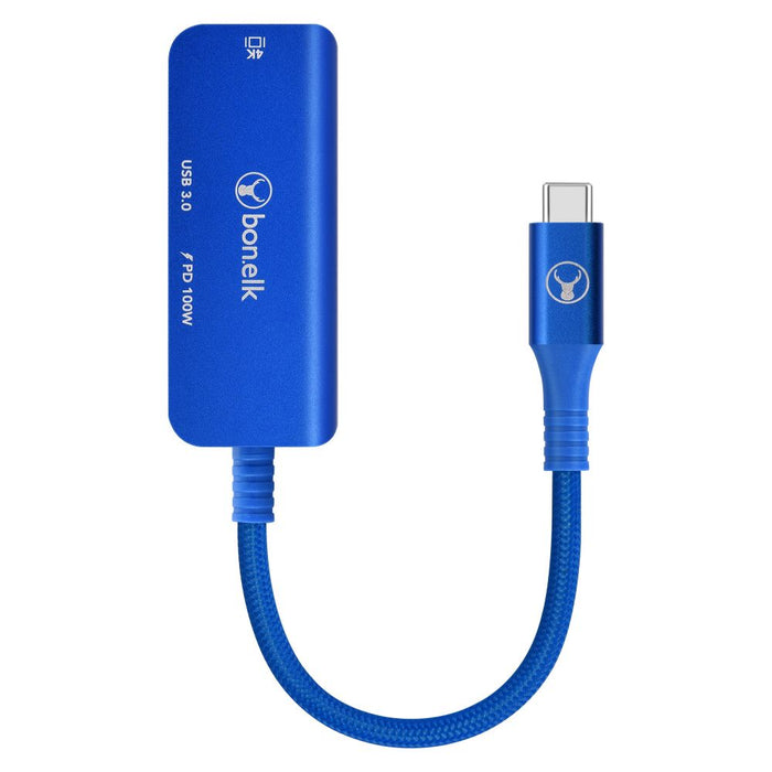 Bonelk Long-Life 3in1 Multiport Hub (Blue)