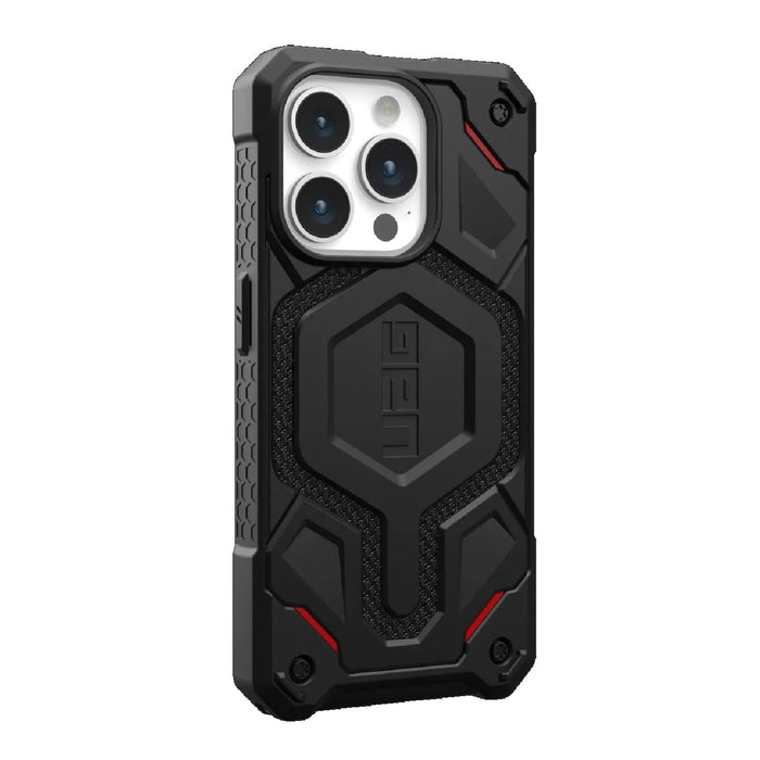 UAG Monarch Pro MagSafe Apple iPhone 15 Pro Max (6.7") Rugged Case - Kevlar Black