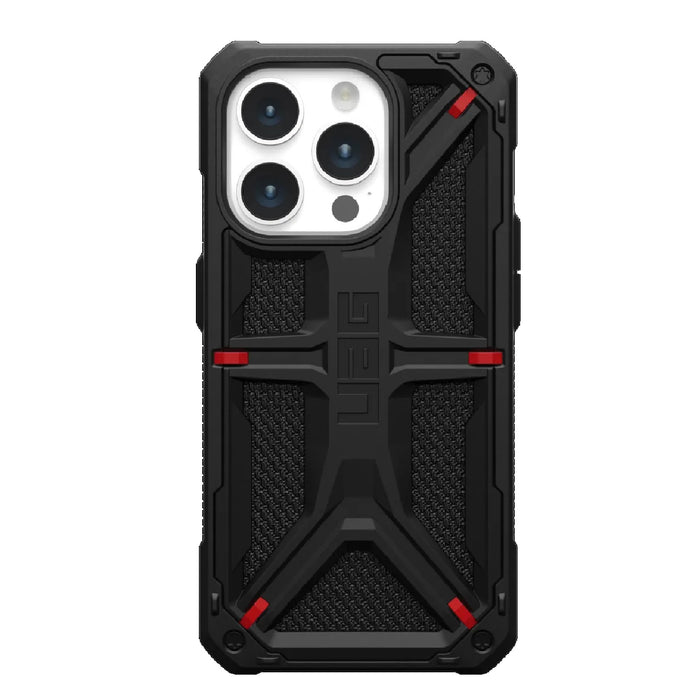 UAG Monarch Kevlar Apple iPhone 15 Pro Max (6.7") Rugged Case - Kevlar Black