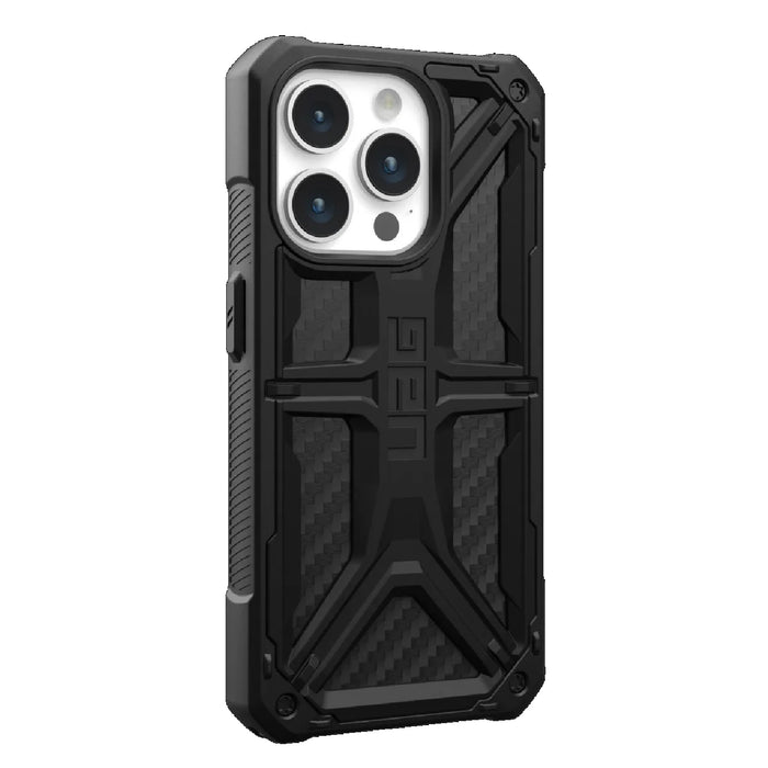 UAG Monarch Apple iPhone 15 Pro (6.1") Rugged Case - Carbon Fiber