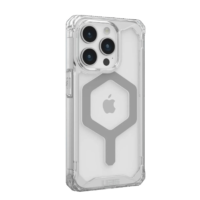 UAG Plyo MagSafe Apple iPhone 15 Pro (6.1") Rugged Case - Ice/Silver