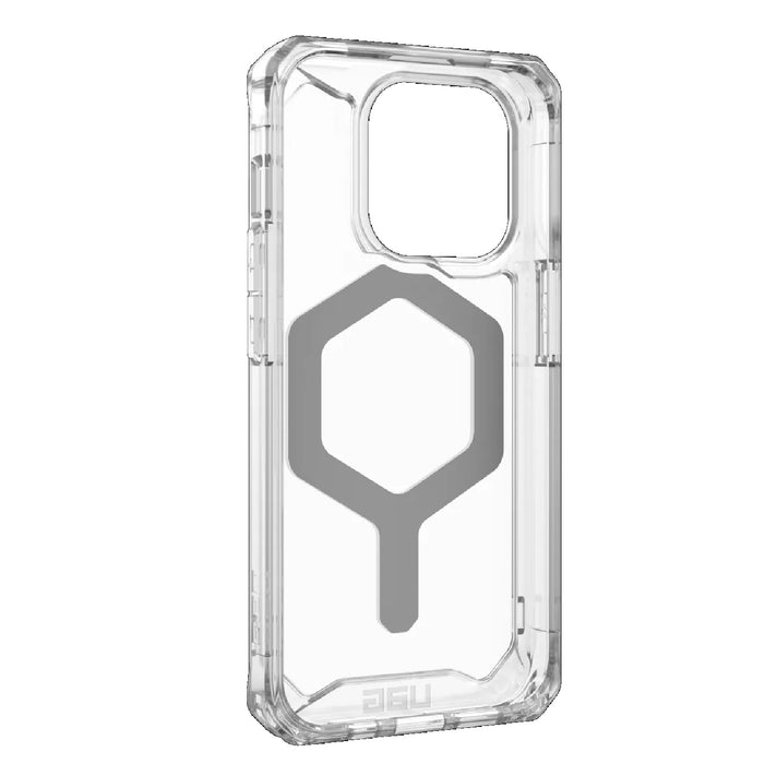 UAG Plyo MagSafe Apple iPhone 15 Pro (6.1") Rugged Case - Ice/Silver