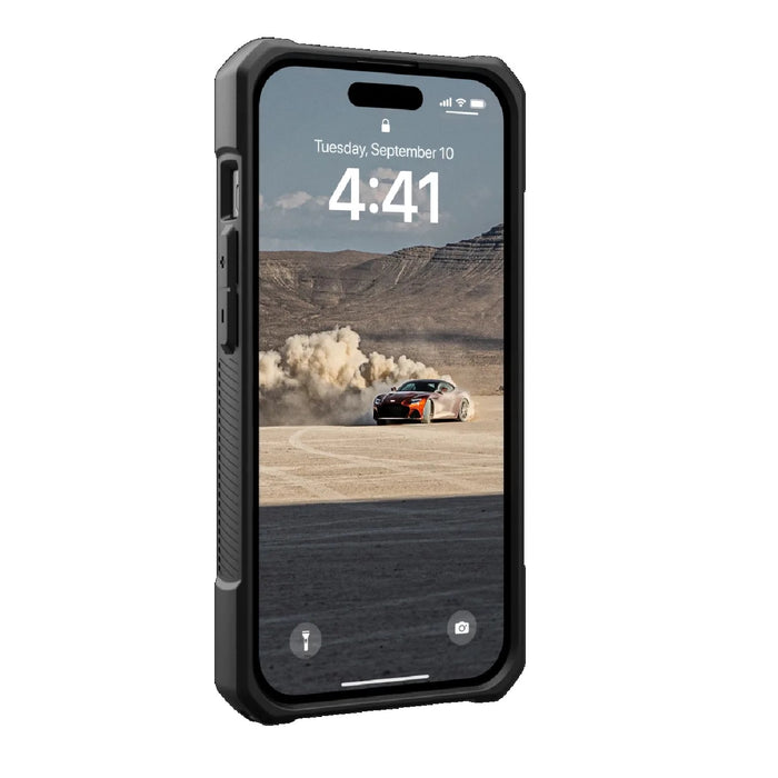 UAG Monarch Kevlar Apple iPhone 15 (6.1") Rugged Case - Kevlar Black