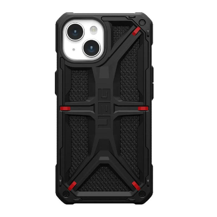 UAG Monarch Kevlar Apple iPhone 15 (6.1") Rugged Case - Kevlar Black