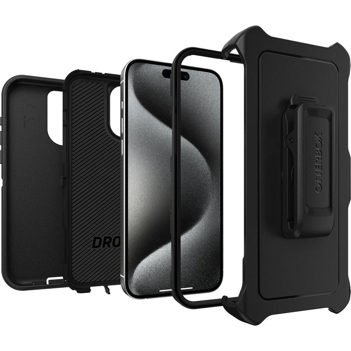 OtterBox Defender Apple iPhone 15 Pro Max (6.7") Case Black