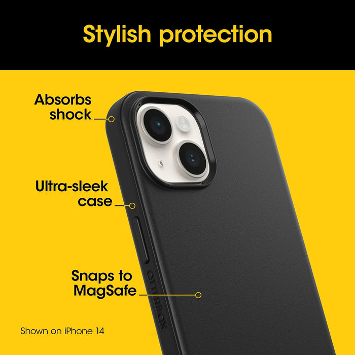 OtterBox Symmetry+ MagSafe Apple iPhone 15 Pro (6.1") Case Black