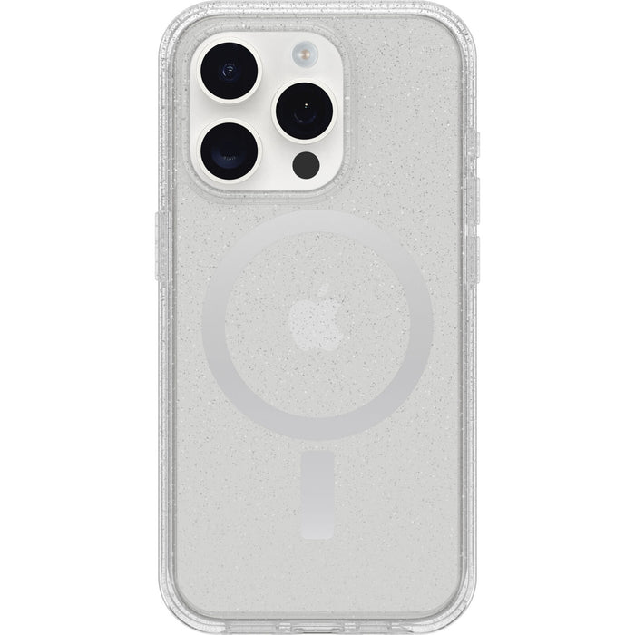 OtterBox Symmetry+ MagSafe Apple iPhone 15 Pro (6.1") Case Stardust (Clear Glitter)