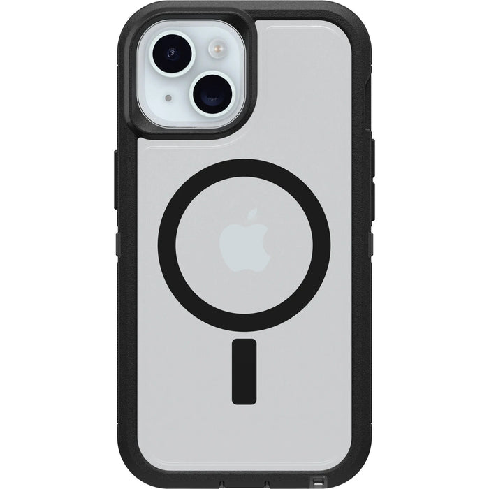 OtterBox Defender XT MagSafe Apple iPhone 15 / iPhone 14 / iPhone 13 (6.1") Case (Clear /Black)