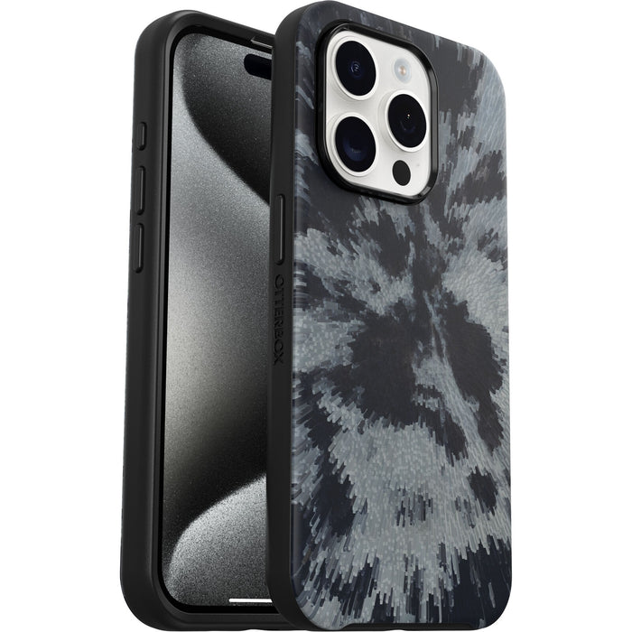 OtterBox Symmetry+ MagSafe Apple iPhone 15 Pro (6.1") Case Burnout Sky (Black)