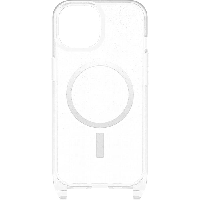 OtterBox React Necklace MagSafe Apple iPhone 15 (6.1") Case Stardust (Clear Glitter)