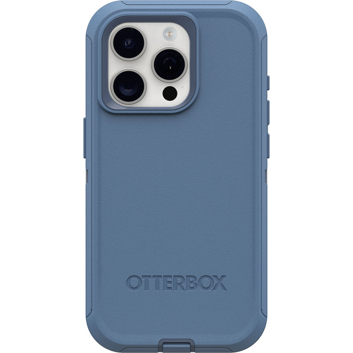 OtterBox Defender Apple iPhone 15 Pro (6.1") Case Baby Blue Jeans (Blue)