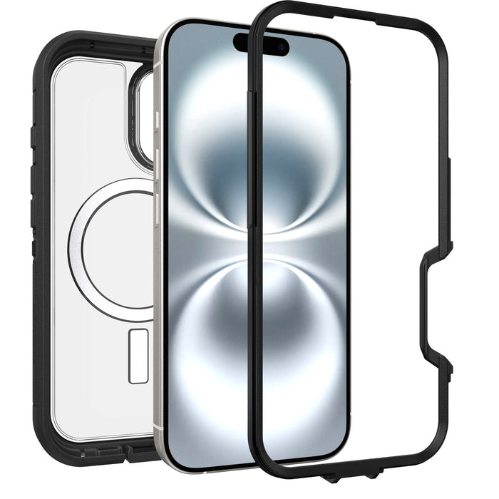 OtterBox Defender XT MagSafe Apple iPhone 16 (6.1") Case Clear/Black