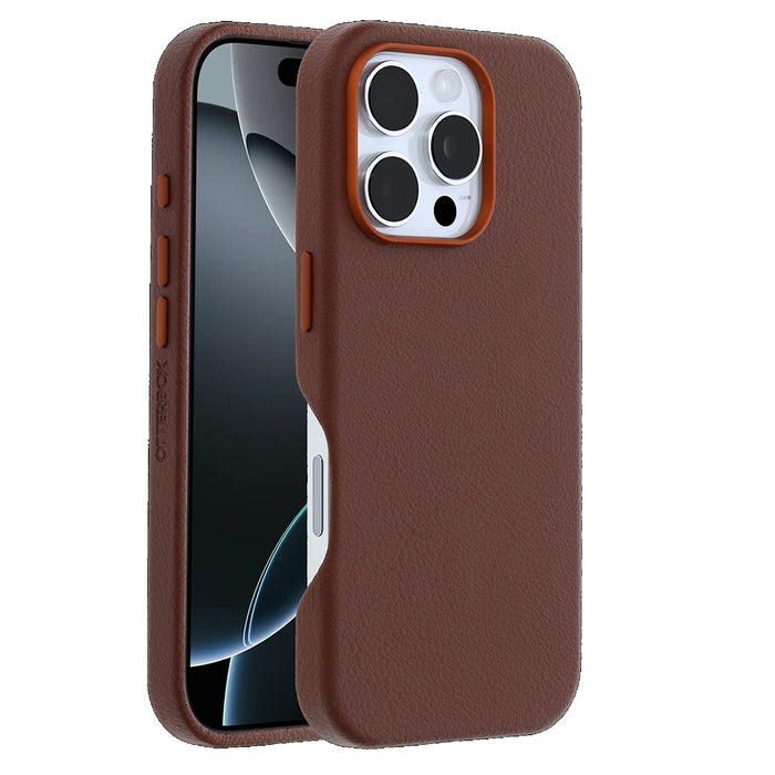 OtterBox Symmetry MagSafe Cactus Leather Apple iPhone 16 Pro (6.3") Case Brown