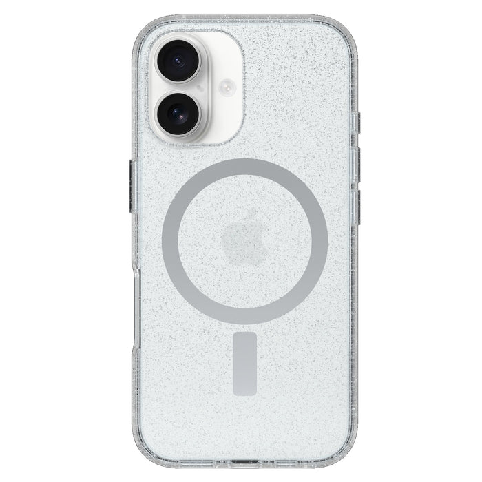 OtterBox Symmetry Clear MagSafe Apple iPhone 16 (6.1") Case Stardust, Antimicrobial, DROP+ 3X Military Standard