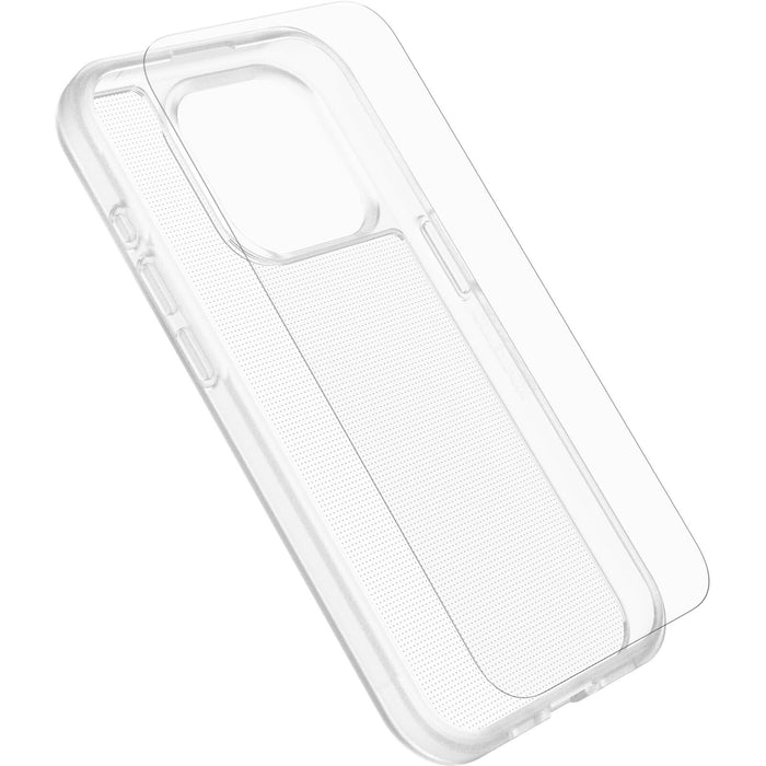 OtterBox React Case with Screen Protector Apple iPhone 15 Pro (6.1") Clear