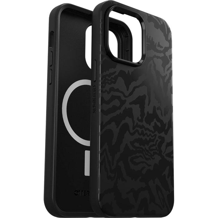 OtterBox Apple iPhone 14 Pro Max Symmetry Series+ Antimicrobial Case for MagSafe - Rebel (Black)