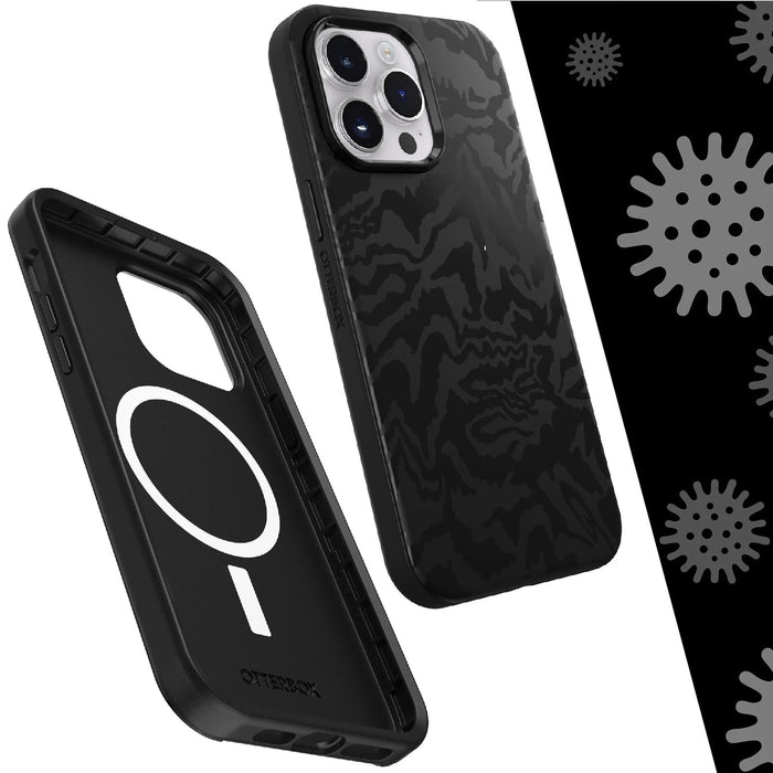 OtterBox Apple iPhone 14 Pro Max Symmetry Series+ Antimicrobial Case for MagSafe - Rebel (Black)