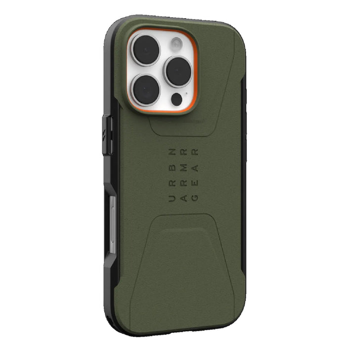 UAG Civilian MagSafe Apple iPhone 16 Pro Max (6.9") Rugged Case - Olive Drab