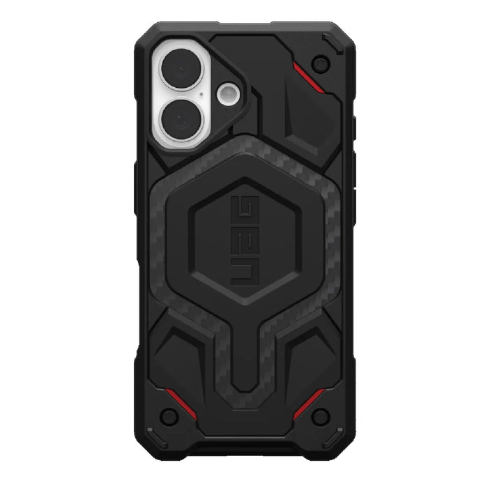 UAG Monarch Pro Kevlar Apple iPhone 16 (6.1") Rugged Case - Kevlar Black