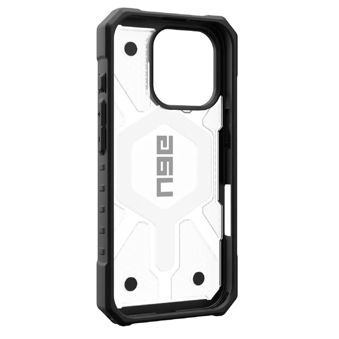 UAG Pathfinder Clear MagSafe Apple iPhone 16 Pro (6.3") Rugged Case - Ice/Silver