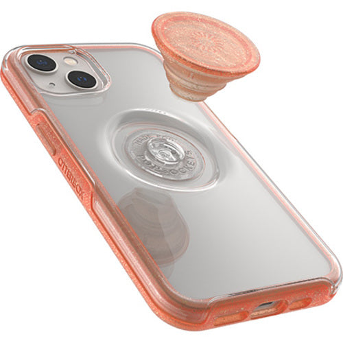 OtterBox Otter + Pop Symmetry Clear Apple iPhone 13 Case Melondramatic (Clear/Orange)