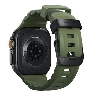 Nomad - Rocky Point Band for Apple Watch 46/49mm - Forest Green - Black Titanium Hardwar