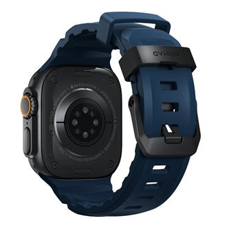 Nomad - Rocky Point Band for Apple Watch 46/49mm - Atlantic Blue - Black Titanium Hardware