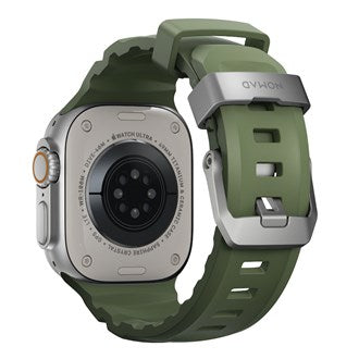 Nomad - Rocky Point Band for Apple Watch 46/49mm - Forest Green - Natural Titanium Hardware