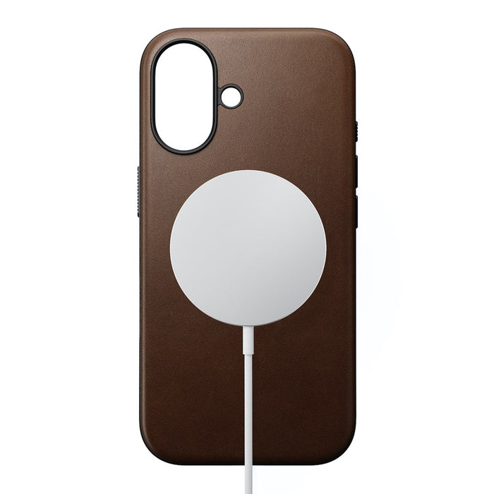 Nomad - Modern Leather Case - iPhone 16 - Brown